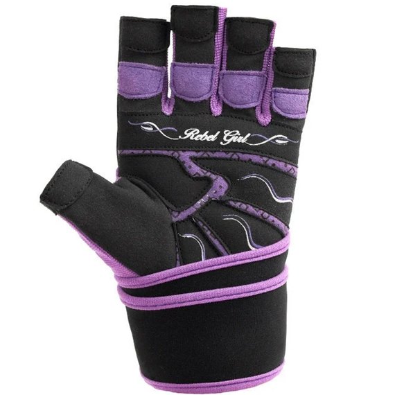 Рукавички для фітнесу Power System PS-2720 Purple M (PS-2720_M_Purple), Розмір: M, Колір: Фіолетовий, зображення 4