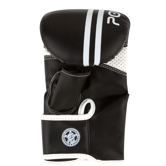 Снарядні рукавички PowerPlay 3025 чорно-білі XL (PP_3025_XL_Black / White), Розмір: XL, Колір: Чорний/Білий, зображення 2