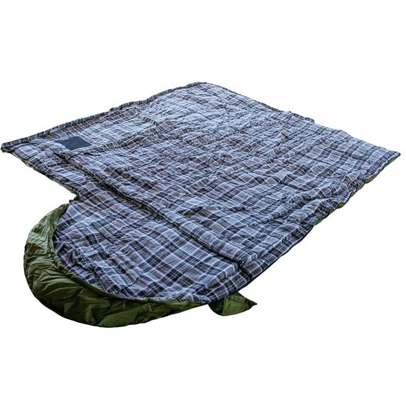 Спальный мешок Tramp Sherwood Regular одеяло левый темно-оливковый/серый 220/80 TRS-054R-L, изображение 11