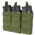 Подсумок Condor Triple M4/M16 Mag для 3-х магазинов, открытый олива (MA27-001), Цвет: Олива