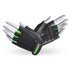 Перчатки для фитнеса MadMax MFG-251 Rainbow Green M (MFG-251-GRN_M), Размер: M, Цвет: Чёрный/Зелёный