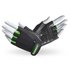 Перчатки для фитнеса MadMax MFG-251 Rainbow Green S (MFG-251-GRN_S), Размер: S, Цвет: Чёрный/Зелёный