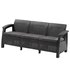 Диван пластиковый садовый Keter Corfu love seat max серый (8711245158297), Цвет: Серый