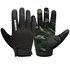 Перчатки для зала RDX T2 Touch Screen Friendly Full Fingerf Army Green L (WGA-T2FA-L), Размер: L, Цвет: Чёрный/Зелёный