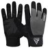 Рукавички для залу RDX W1 Full Finger Plus Grey XL (WGA-W1FG-XL+), Розмір: XL, Колір: Чорний/Сірий