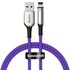 Кабель Baseus Lightning Zinc Magnetic Charging 1m, 2A Purple (000005026), Цвет: Violet