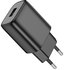 Зарядное устройство Hoco Type-C Cable Solid single Port charger C134A 1USB, 12W/2.4A Black (000010631), Цвет: Black