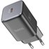 Зарядний пристрій Hoco Vista single port charger N43 Type-C, QC/PD, 30W/3A Black (000010638), Колір: Black