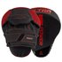 Лапы боксерские PowerPlay 3044 Pro Carbon Ultra Series черно-красные PU [пара] (PP_3044_Bl/Red), Цвет: Black/Red