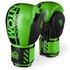 Боксерские перчатки Phantom APEX Neon Green 14 унций (PHBG2883-14), Вес: 14 унций, Цвет: Чёрный/Зелёный