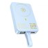Повербанк HOCO Q24 Elegant 22.5W+PD20W with cable and magnetic 10000 mAh Blue (6942007623452), Цвет : Blue