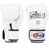 Боксерські рукавички Fairtex BGV1 White 14 ун (BGV1_14oz_White), Вага: 14 унцій, Колір: Білий