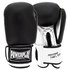 Боксерские перчатки PowerPlay 3004 Classic Черный/Белый 12 ун (PP_3004_12oz_Bl/White), Вес: 12 унций, Цвет: Черный/Белый