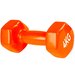 Гантель PowerPlay 4125 вінілова 4 кг помаранчева (PP_4125_4kg), Вага: 4 кг