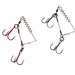 Оснастка Savage Gear Carbon49 Corkscrew Stinger 2x#3/0 31kg (2 шт/уп) 61764, Разрывная нагрузка, кг : 31 кг, Номер крючка: 3/0