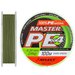 Шнур Select Master PE 100m 0.20mm 24kg темно-зеленый (1870.01.47), Диаметр, мм: 0.20 мм, Разрывная нагрузка, кг : 24