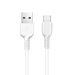 Кабель Hoco Type-C USB X13 1m, 2.4A White (000001538)
